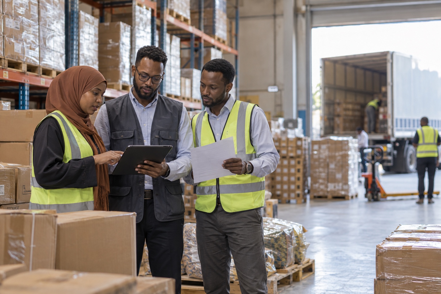 Procurement and logistics coordination in progress